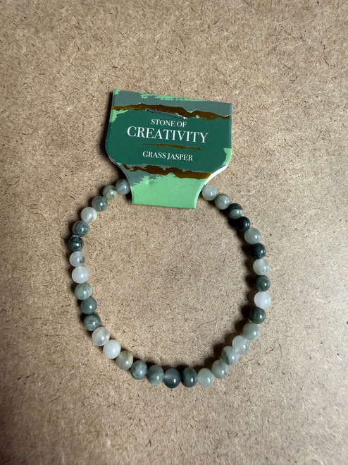 Grass Jasper Bracelet 4MM