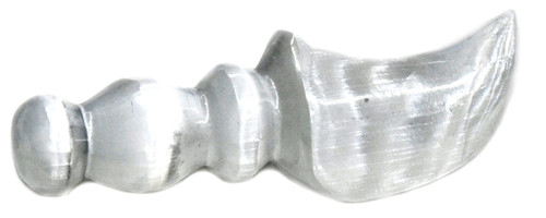 6" Selenite Cresent Athame 6" Selenite Cresent Athame