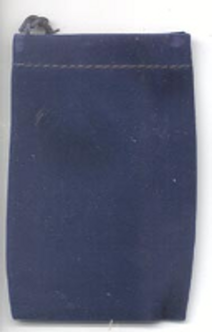Velveteen Bag - Blue (Medium)