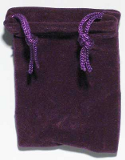 Velveteen Bag - Purple (Medium)