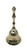 Brass Altar Bell - Pentacle 5"
