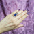 Lapis Lazuli Ring Size 8 Sterling Silver 925
