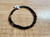 Black Stripe Agate 4MM Bracelet