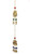 Brass Wind Chime with bells and 3 Ganesha