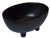 1 3/4" Oval cast iron cauldron/smudge pot