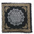 Indian Cotton Tapestry Altar Cloth Flower of Life 24"x24"