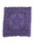 Indian Cotton Tapestry Altar Cloth Pentacle Purple 18"x18"