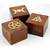 Brass Inlaid Box (various) 2.5" x 2",","