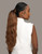 Demi-perruque Feme 2-in-1 Eva - vue latérale des cheveux en queue de cheval
