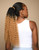 Extensions de cheveux synthétiques bouclés Feme Weave Jerry Bohemian coiffées en queue de cheval