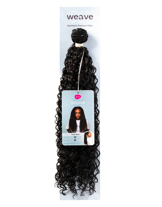 Emballage des extensions de cheveux synthétiques Feme Weave Deep Wave