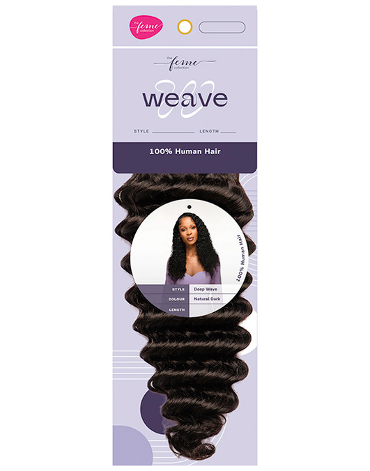 Feme cheveux humains Weave Deep Wave