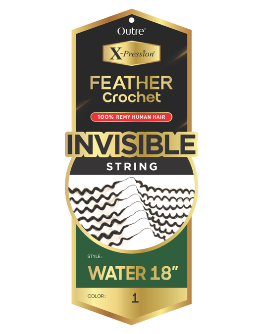 X-Pression Remi Feather Crochet - Water