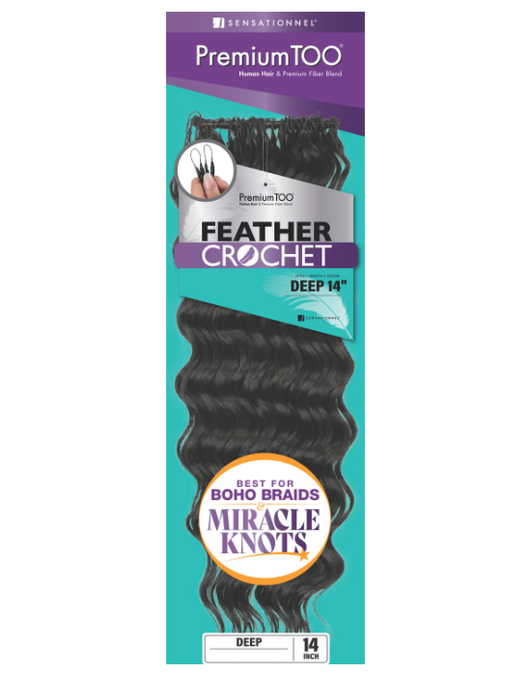 Premium Too Blend Feather Crochet - Deep