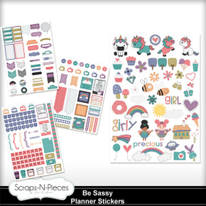 Be Sassy - Stickers - Set of 4
