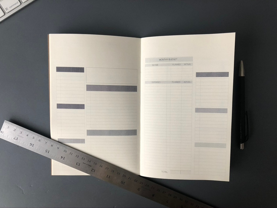 Insert - 2 Month Planner with Weekly Dashboard