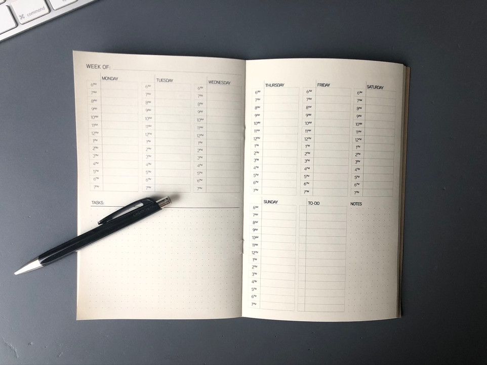 Insert - 2 Month Planner with Hourly Dashboard