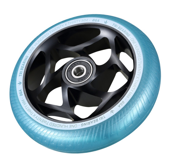 ENVY - 120MM X 30MM TRI BEARING WHEEL - BLACK/TEAL