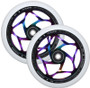 ENVY - 120MM X 30MM TRI BEARING WHEEL - OIL SLICK/WHITE