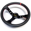 Deep dish UTV steering wheel, carbon fiber leather, photo 1