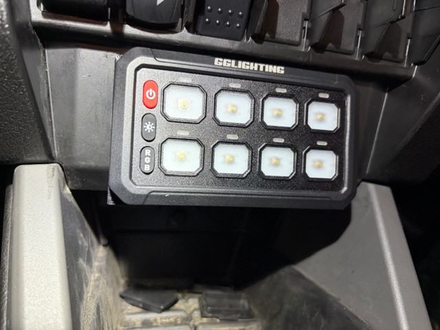 GG Light 8 Switch Panel Mount