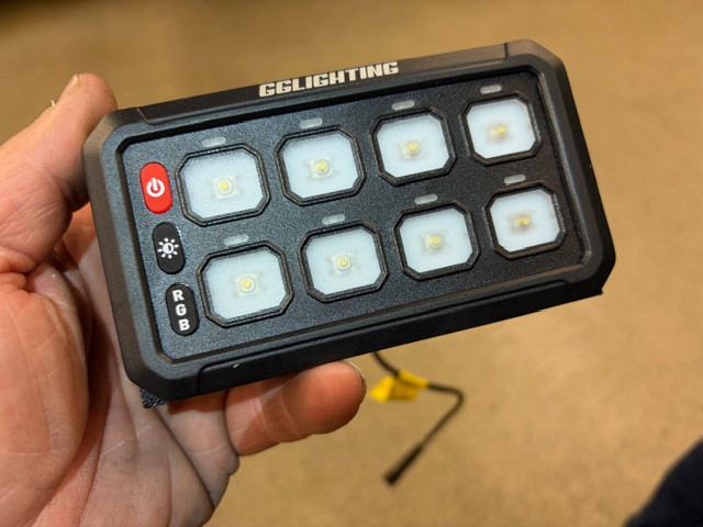 GG Light 8 Switch Panel Mount