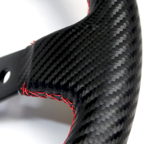 UTV Wolfpack Steering Wheel Carbon Fiber Deep Dish