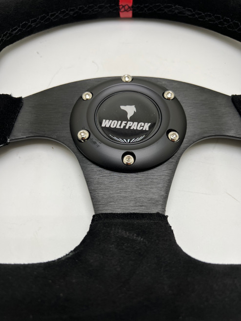 D Ring Suede Steering Wheel / Race & Sport D Ring Suede Steering Wheel / Race & Sport