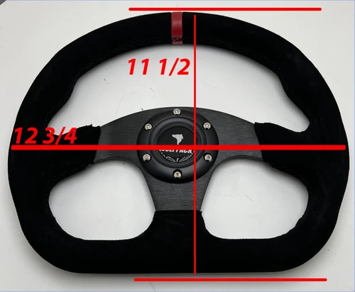 D-ring suede UTV steering wheel, photo 5