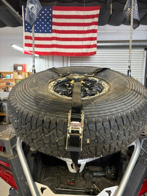 Polaris RZR Pro R Tire Carrier