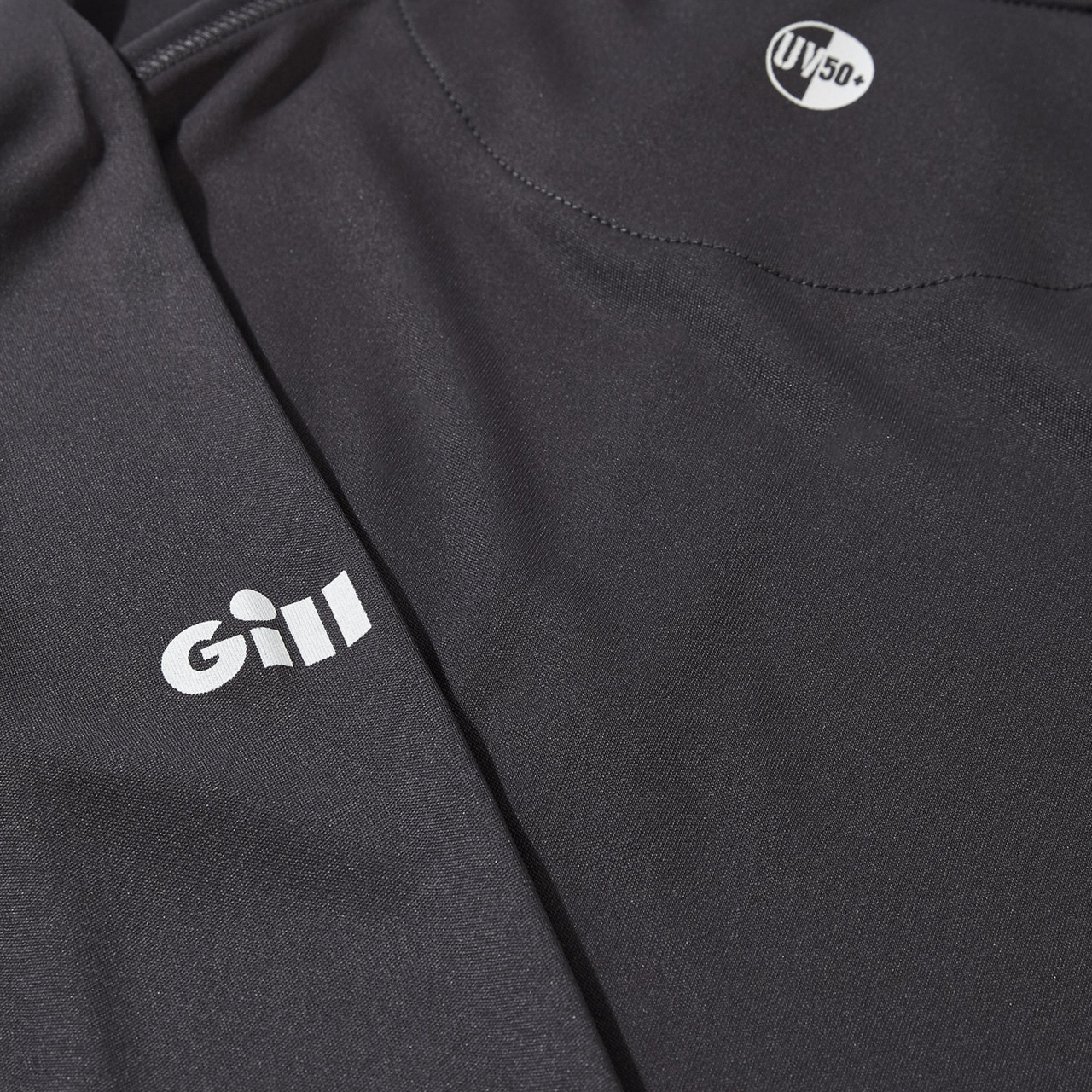 Women's UV Tec Long Sleeve Zip T-Shirt | UV Protection | Gill Marine