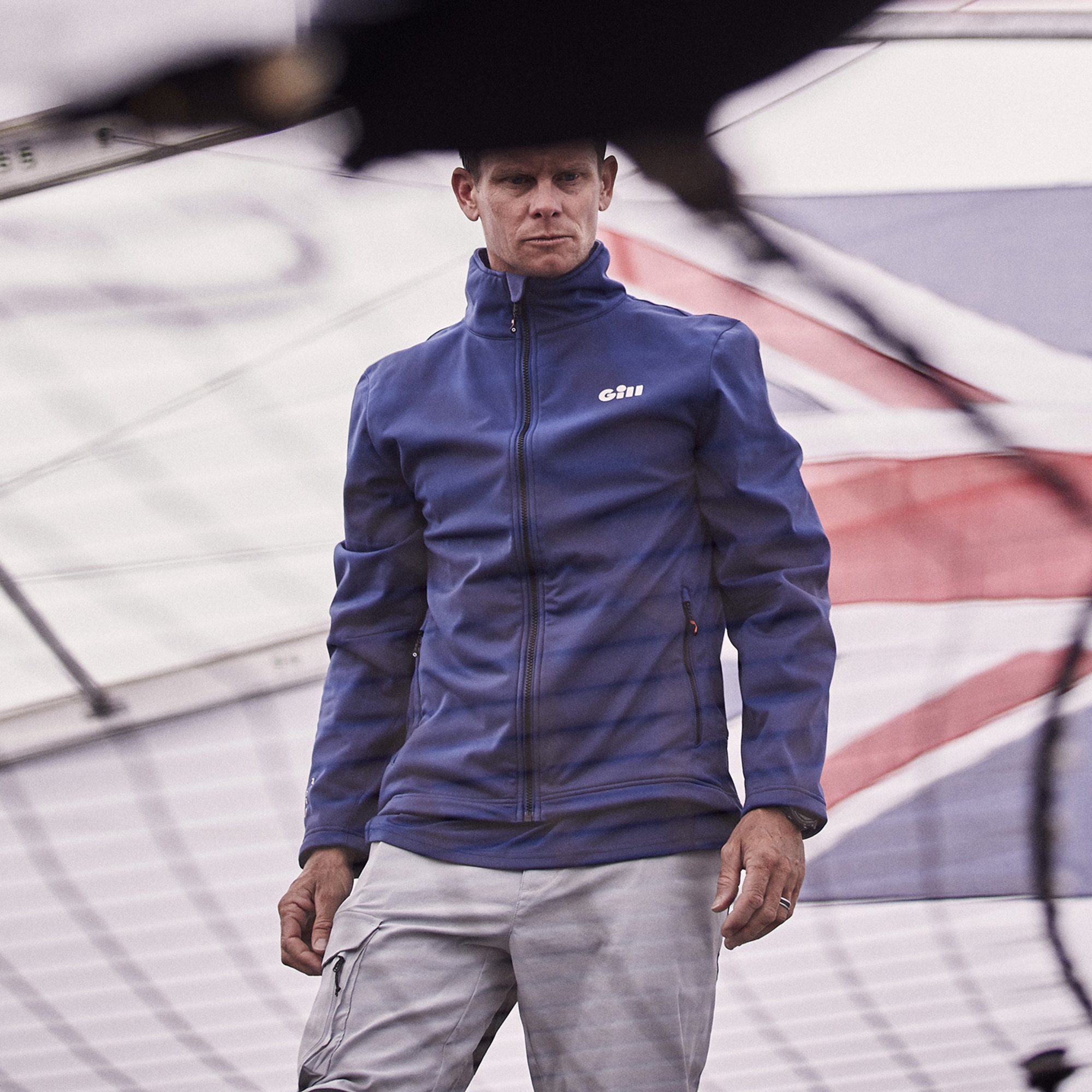 gill race softshell jacket