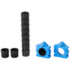 q erector 22 silencer black vertical view muzzle up with pieces and take down tool