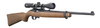 RUGER 10/22 CARBINE HARDWOOD STOCK 18.5" STOCK WITH SCOPE RIGHT SIDE VIEW FRONT ANGLE