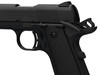 BROWNING 1911 380 BLACK LABEL FULL SIZE LEFT SIDE VIEW REAR CLOSE UP