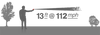 pepperblaster firing distance diagram