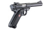 ruger mkiv target blued right side view rear angle