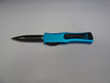 MICROTECH HERA DOUBLE EDGE TURQUOISE STANDARD CLIP SIDE
