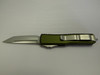 MICROTECH UTX-85 TANTO EDGE OD GREEN STONEWASH STANDARD EDGE UP