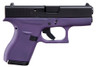 APOLLO CUSTOM GLOCK 42 PURPLE FRAME ELITE BLACK SLIDE .380 ACP RIGHT SIDE VIEW