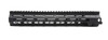 GEISSELE 13.5" SUPER MODULAR RAIL MK8 M-LOK BLACK LEFT SIDE VIEW