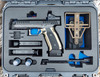 LANCER SYSTEMS LAUGO ALIEN THREADED BARREL FULL KIT 9MM RIGHT SIDE VIEW WITH ALL ACCESSORIES