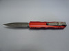 MICROTECH DIRAC DOUBLE EDGE DISTRESSED RED APOCALYPTIC STANDARD CLIP SIDE