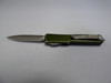 MICROTECH UTX-70 DOUBLE EDGE DISTRESSED OD GREEN APOCALYPTIC STANDARD CLIP SIDE