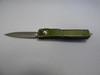 MICROTECH UTX-70 DOUBLE EDGE DISTRESSED OD GREEN APOCALYPTIC STANDARD NON CLIP SIDE