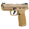 SIG SAUER P322C COYOTE OPTIC READY TACPAC 20RD .22LR LEFT SIDE VIEW FRONT ANGLE