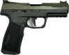 SIG SAUER P322 TWO TONE MOSS GREEN TACPAC OPTIC READY .22LR RIGHT SIDE VIEW