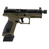 BERETTA APX-A1 FULL SIZE TACTICAL THREADED BARREL OLIVE DRAB GREEN 9MM RIGHT SIDE VIEW