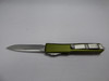 MICROTECH ULTRATECH SINGLE EDGE OD GREEN STONEWASH STANDARD EDGE UP