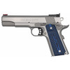 COLT GOLD CUP LITE STAINLESS STEEL BLUE G10 5" .45 ACP LEFT SIDE VIEW